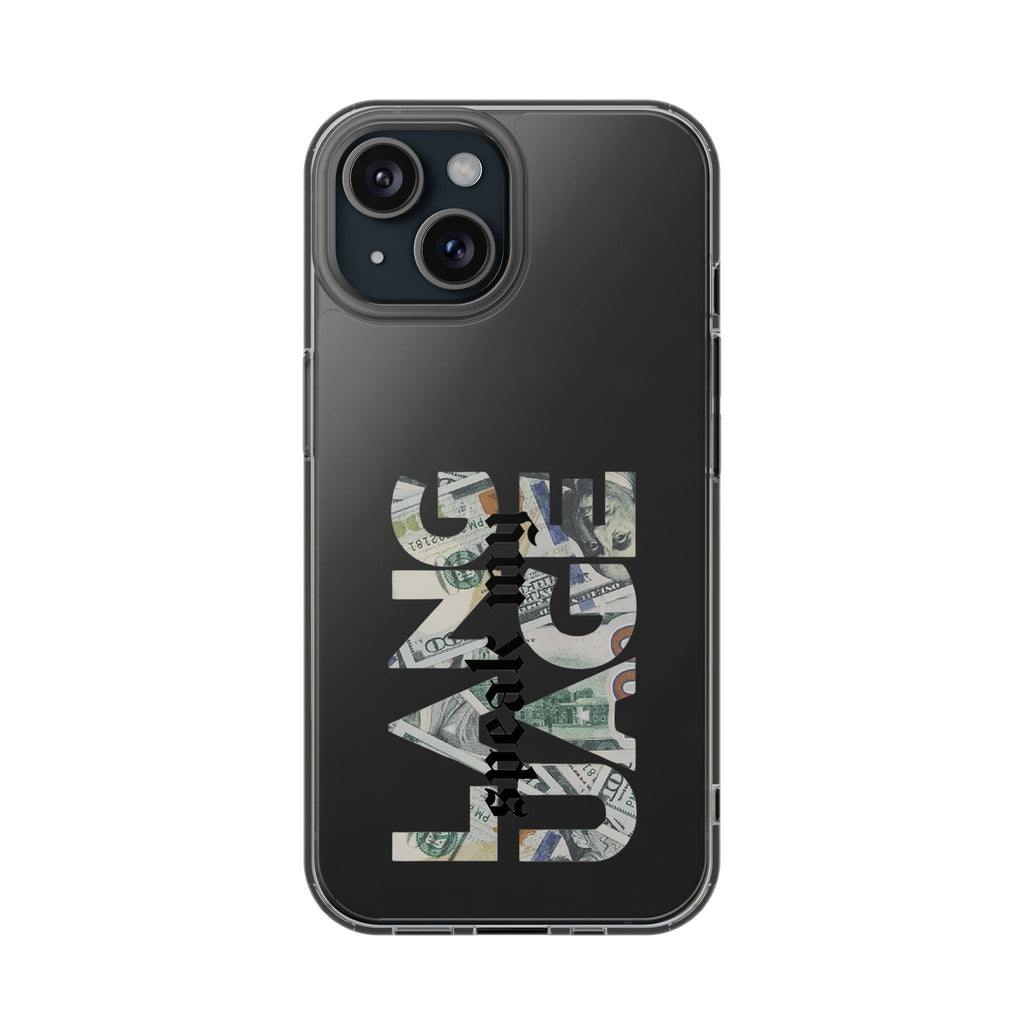 Money Talks Clear Impact-Resistant Case