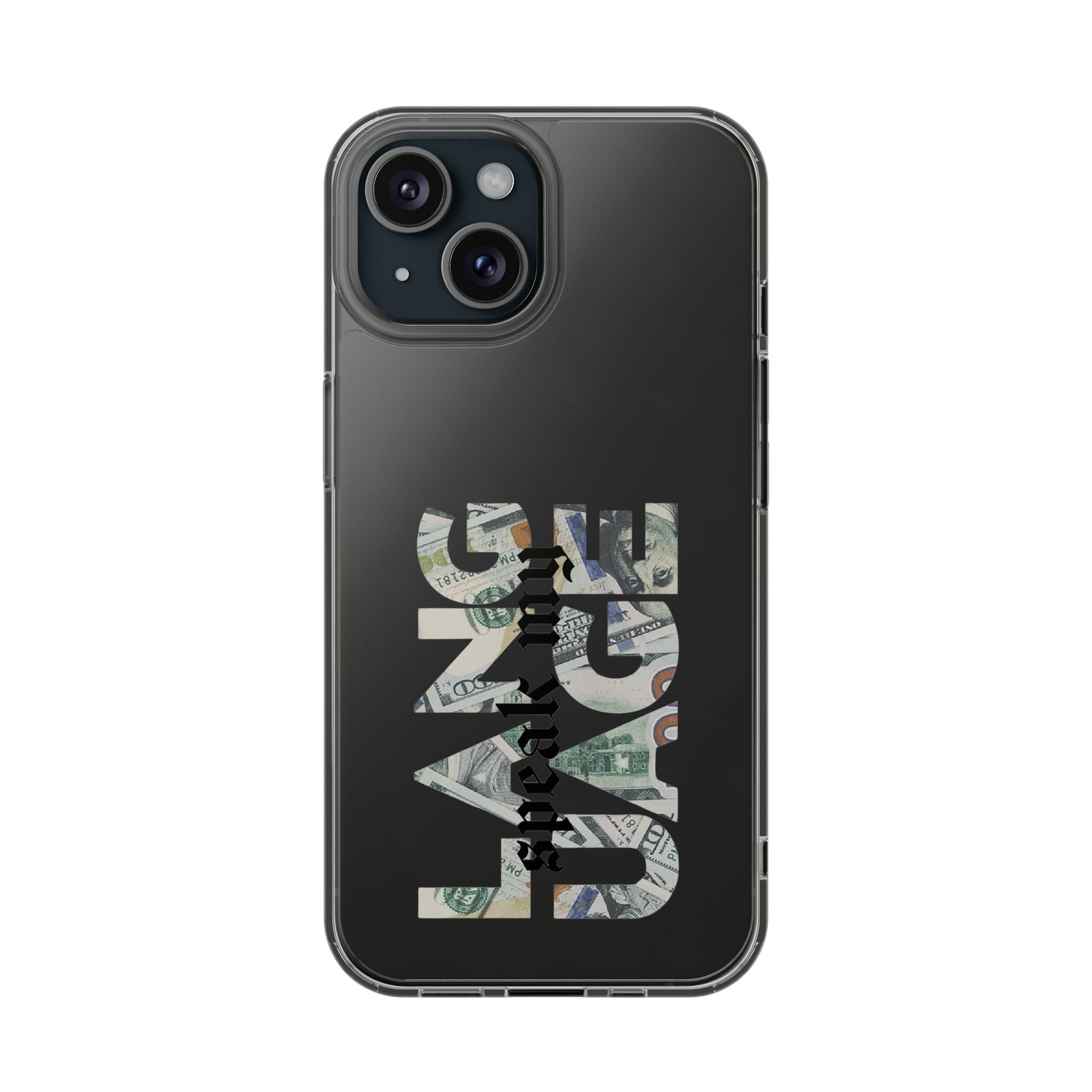 Money Talks Clear Impact-Resistant Case