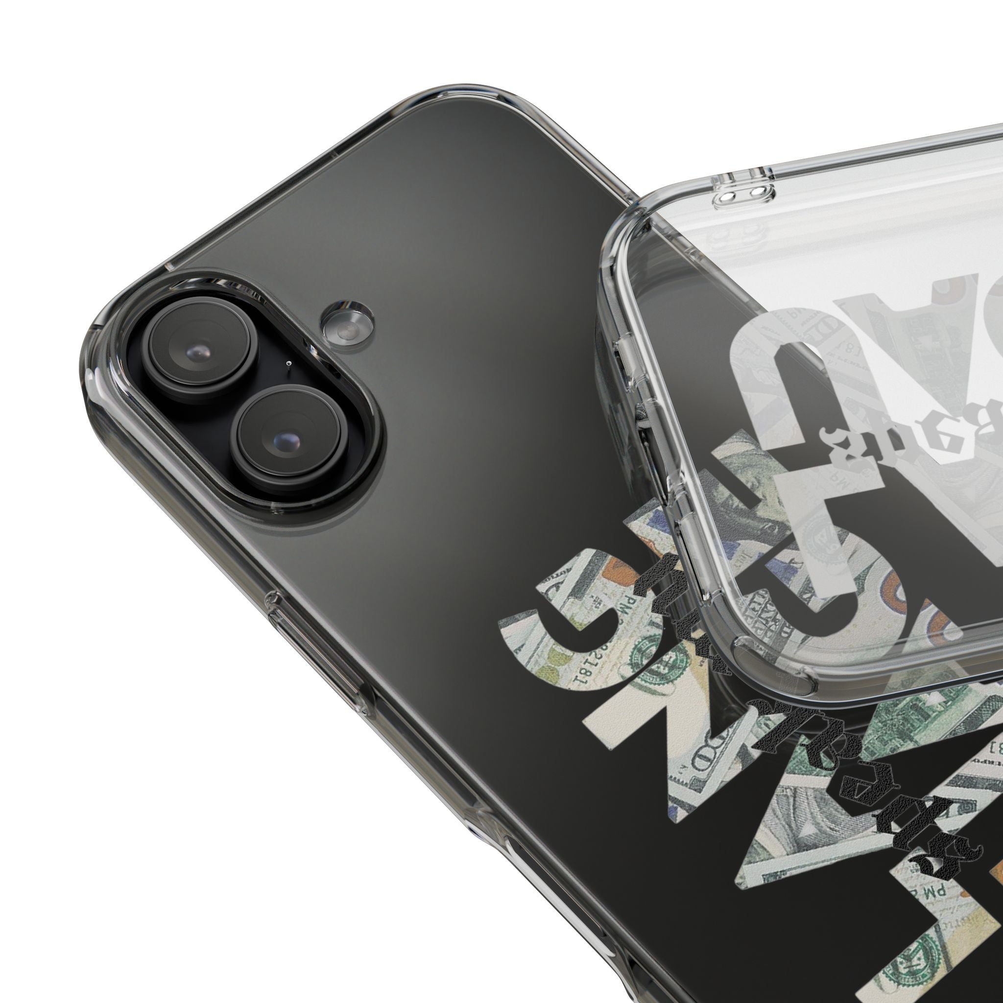 Money Talks Clear Impact-Resistant Case