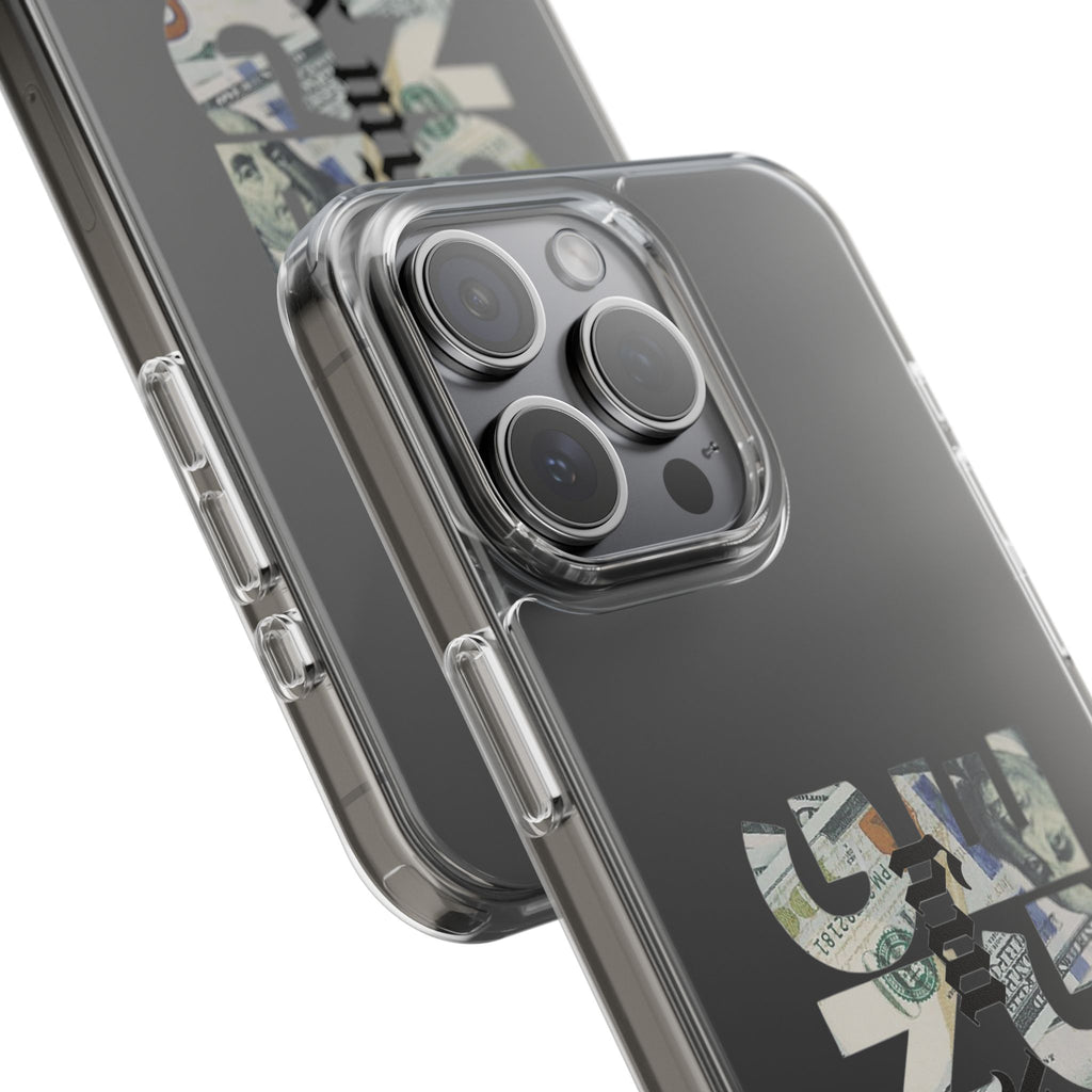 Money Talks Clear Impact-Resistant Case