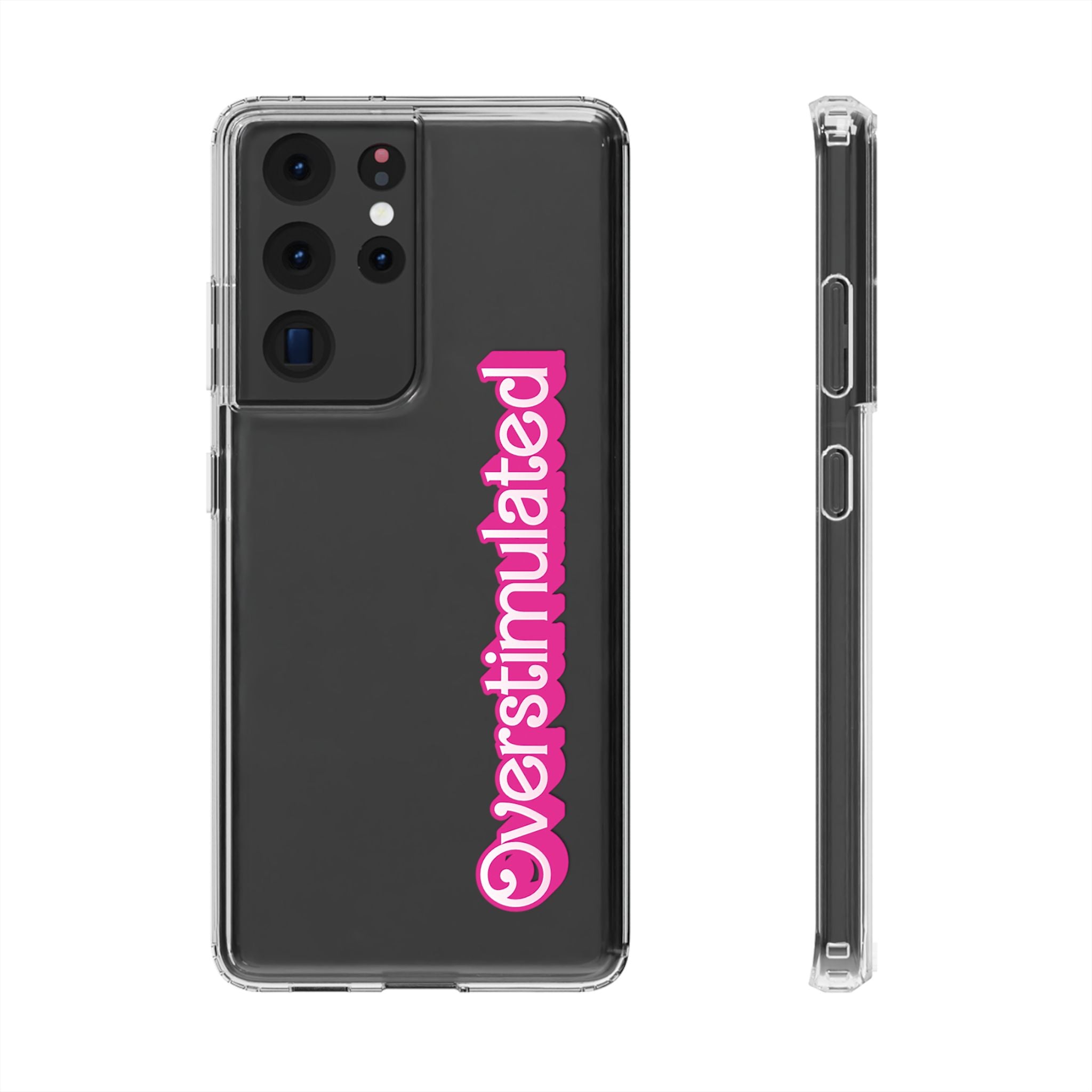Overstimulated Babe Clear Impact-Resistant Case