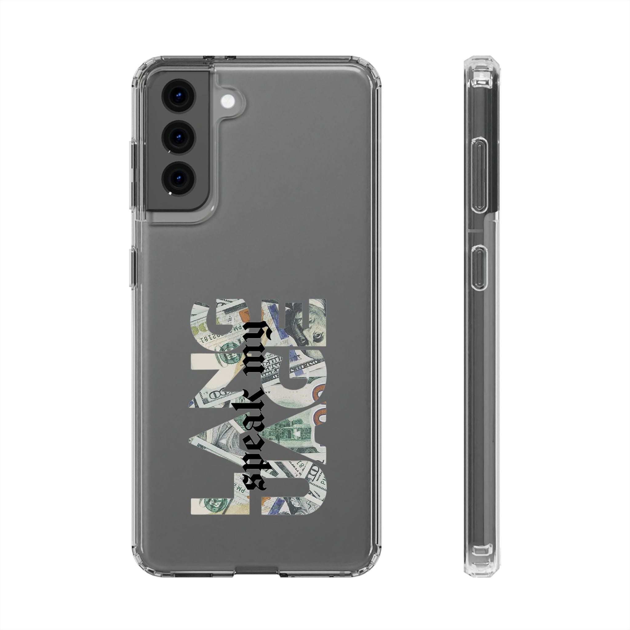 Money Talks Clear Impact-Resistant Case