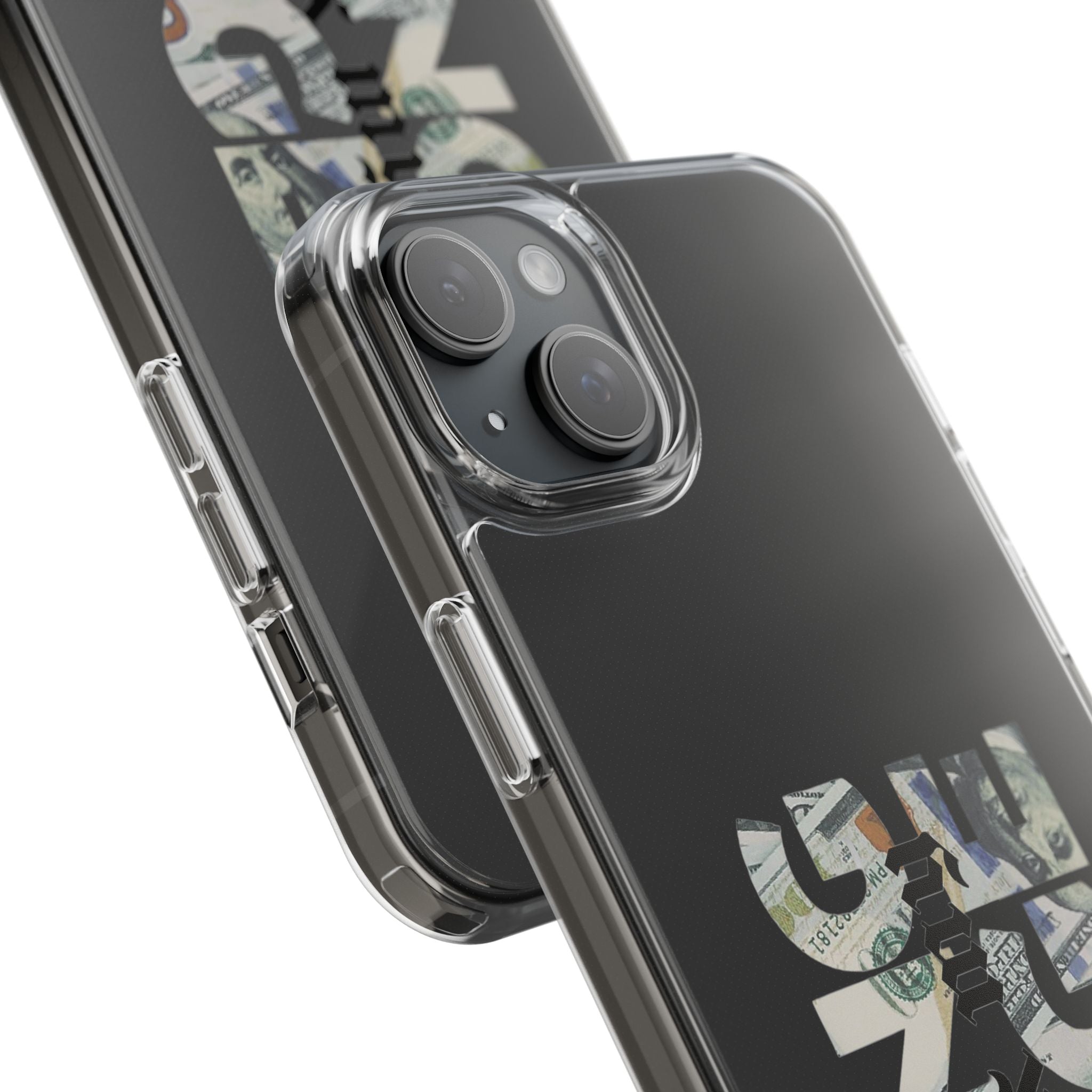 Money Talks Clear Impact-Resistant Case