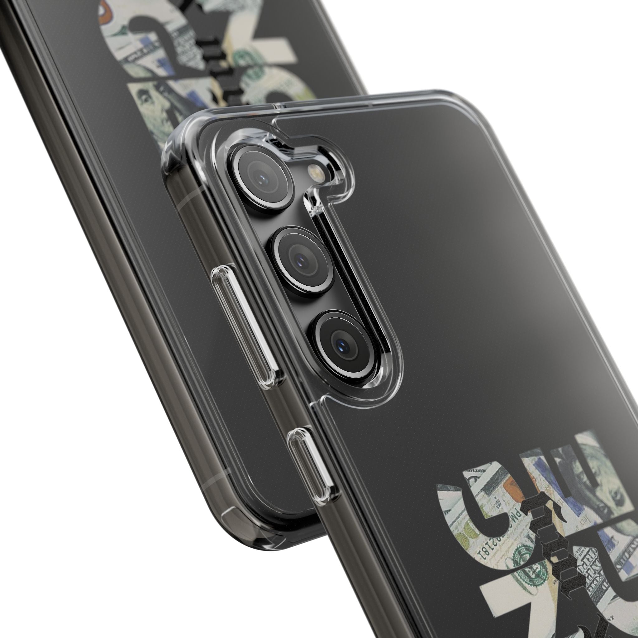Money Talks Clear Impact-Resistant Case