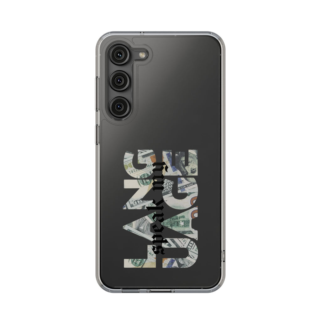 Money Talks Clear Impact-Resistant Case