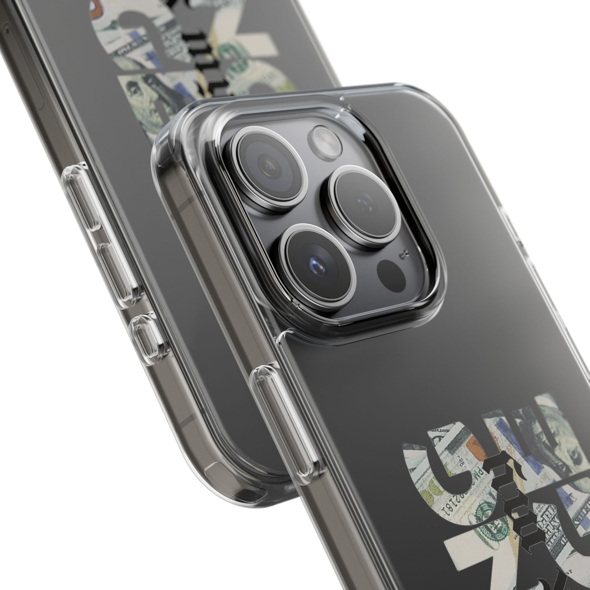 Money Talks Clear Impact-Resistant Case