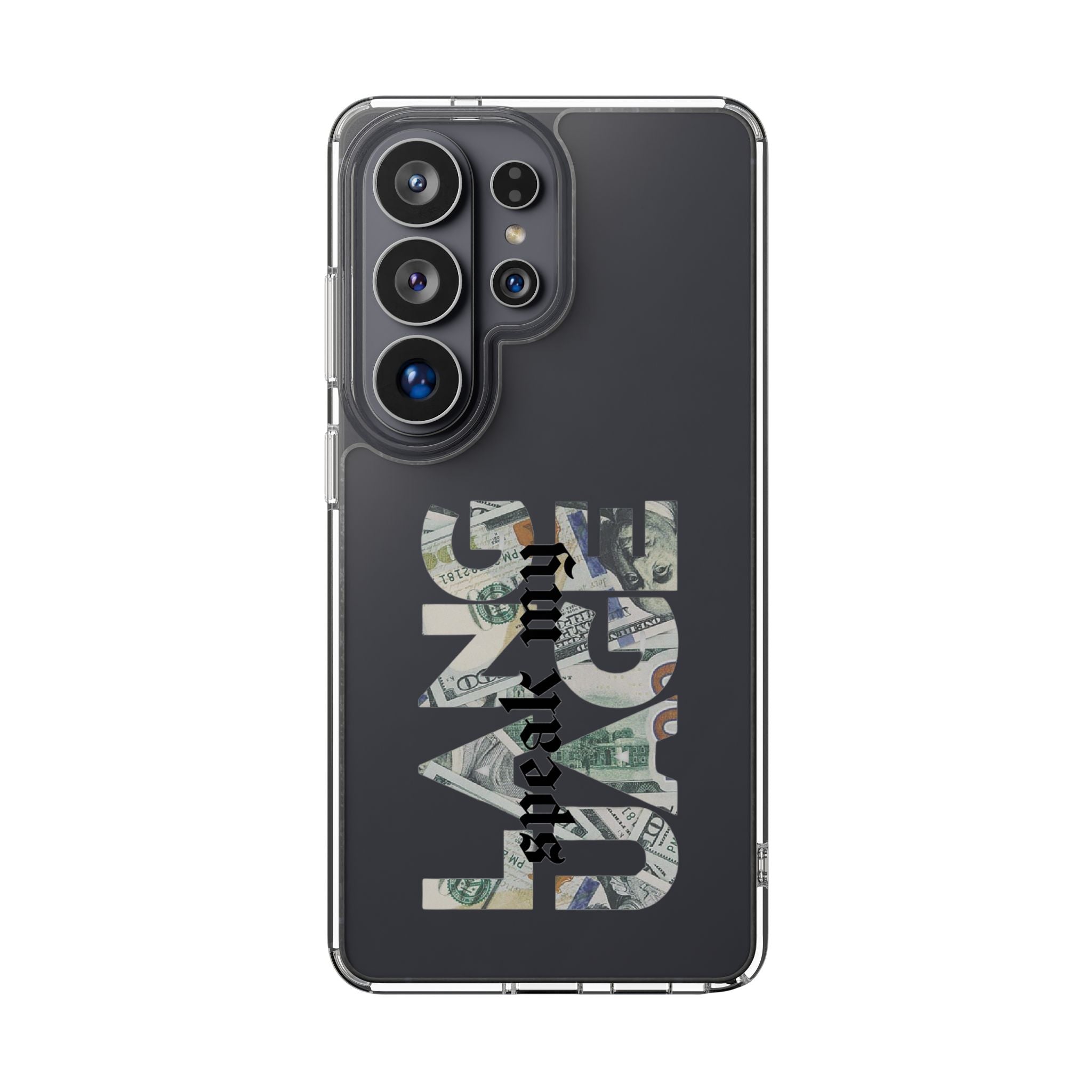 Money Talks Clear Impact-Resistant Case