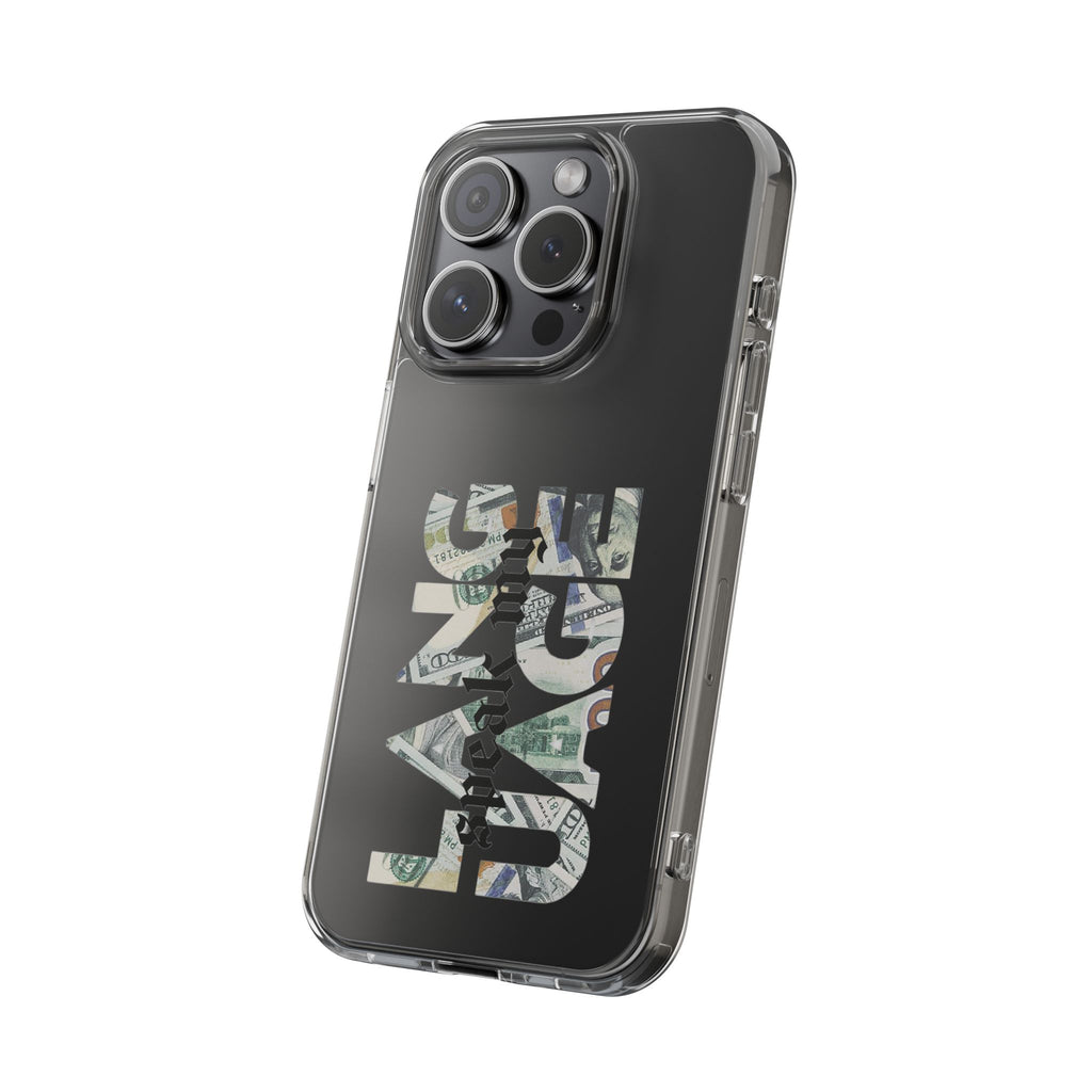 Money Talks Clear Impact-Resistant Case