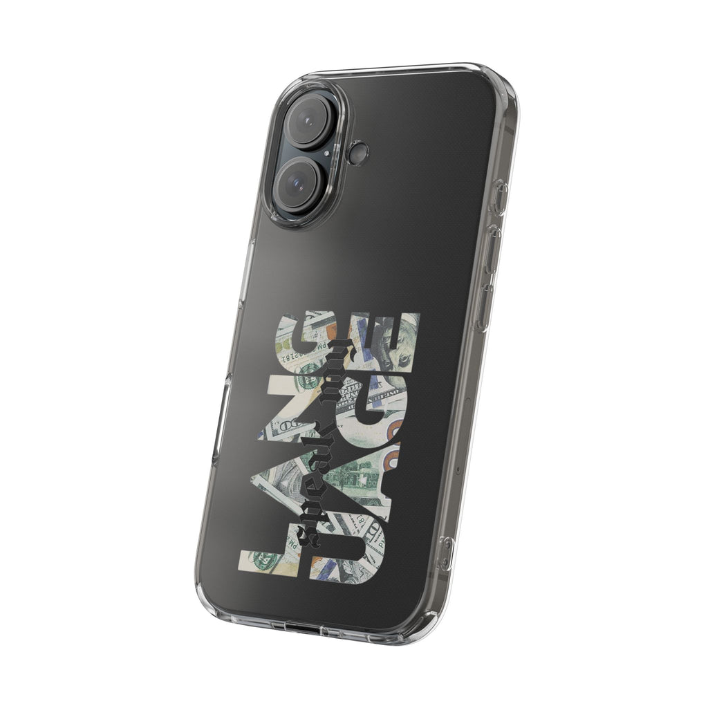 Money Talks Clear Impact-Resistant Case