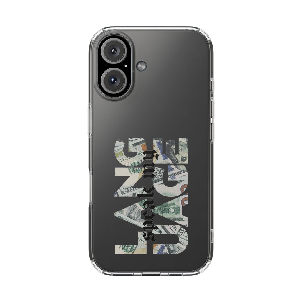 Money Talks Clear Impact-Resistant Case