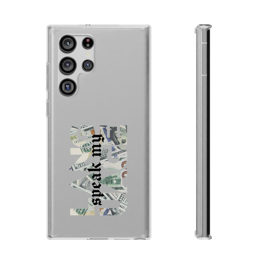 Money Talks Clear Impact-Resistant Case