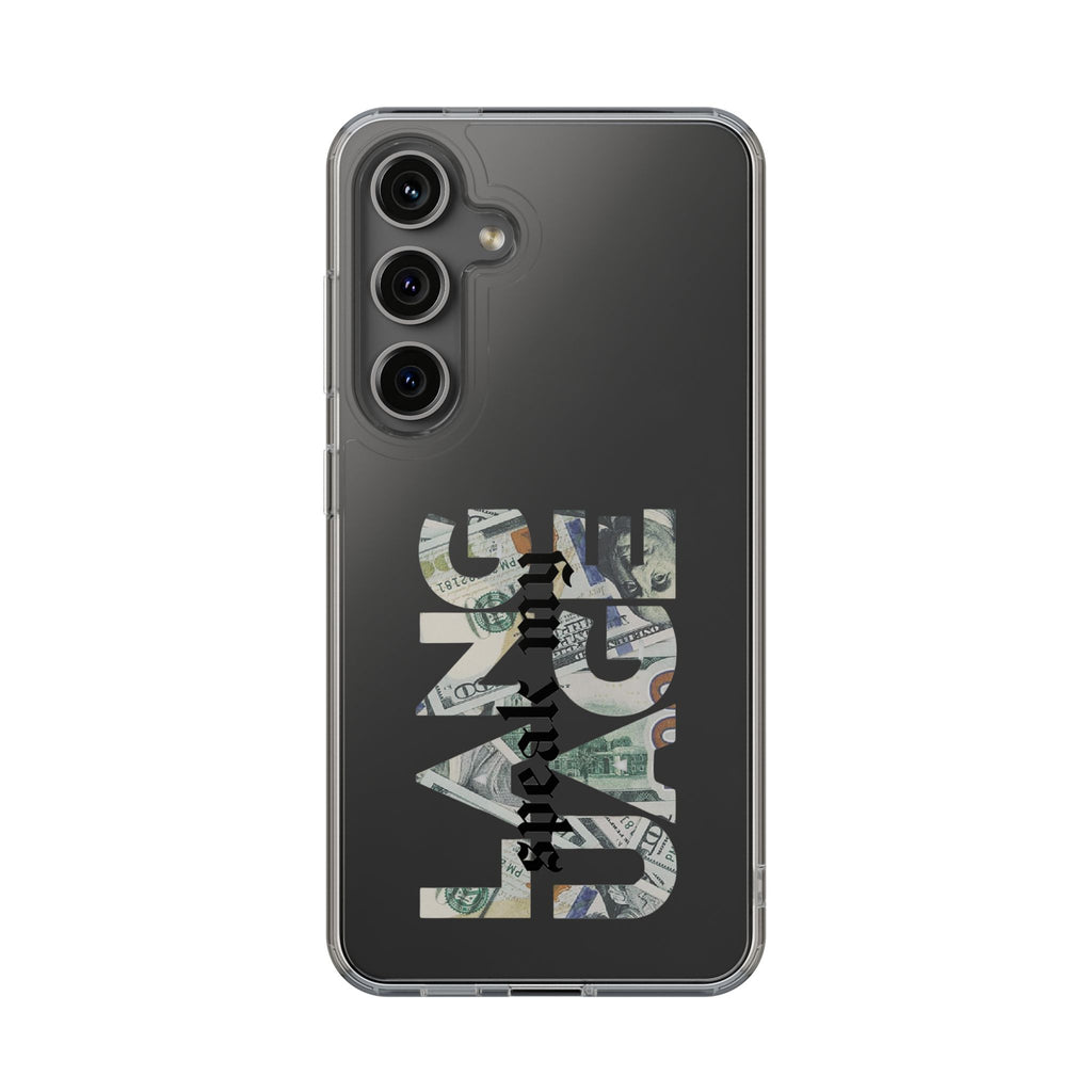 Money Talks Clear Impact-Resistant Case