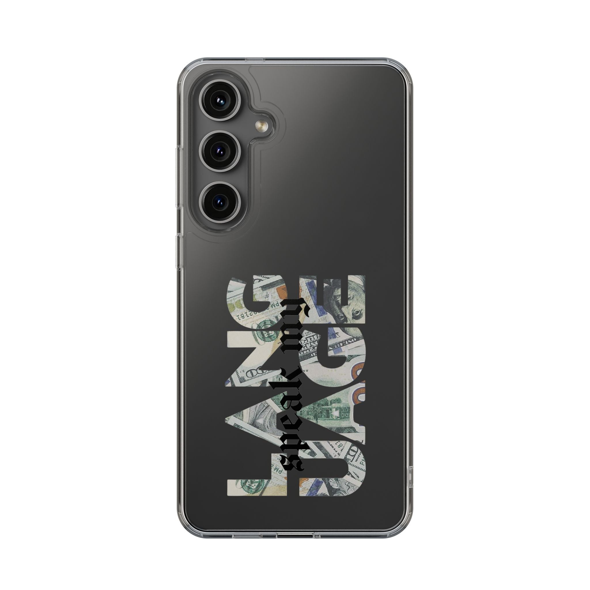 Money Talks Clear Impact-Resistant Case