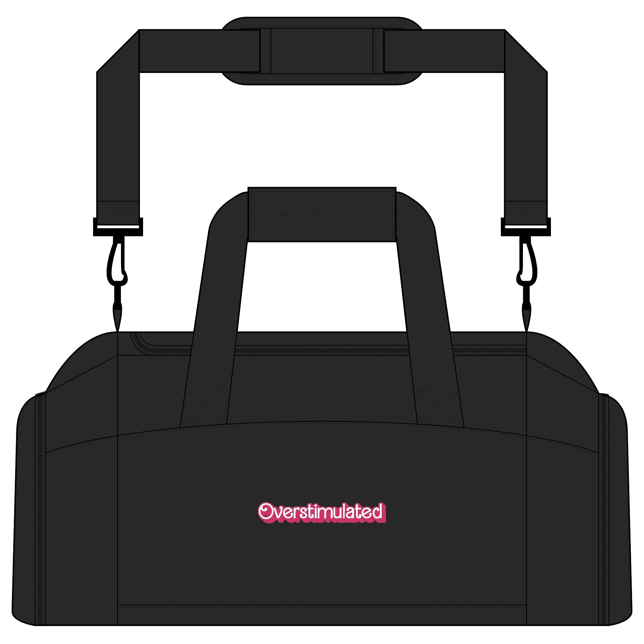 Overstimulated Babe Gym Bag