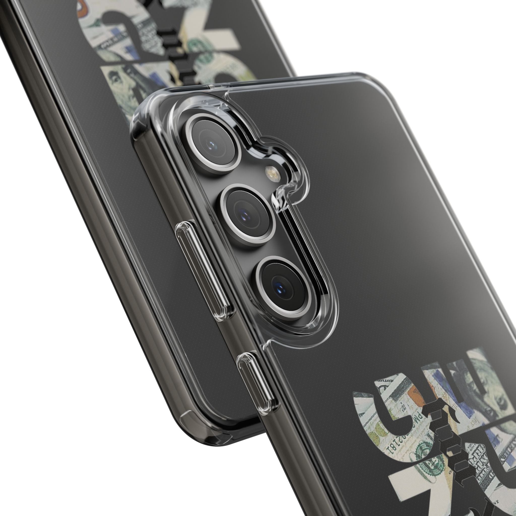 Money Talks Clear Impact-Resistant Case