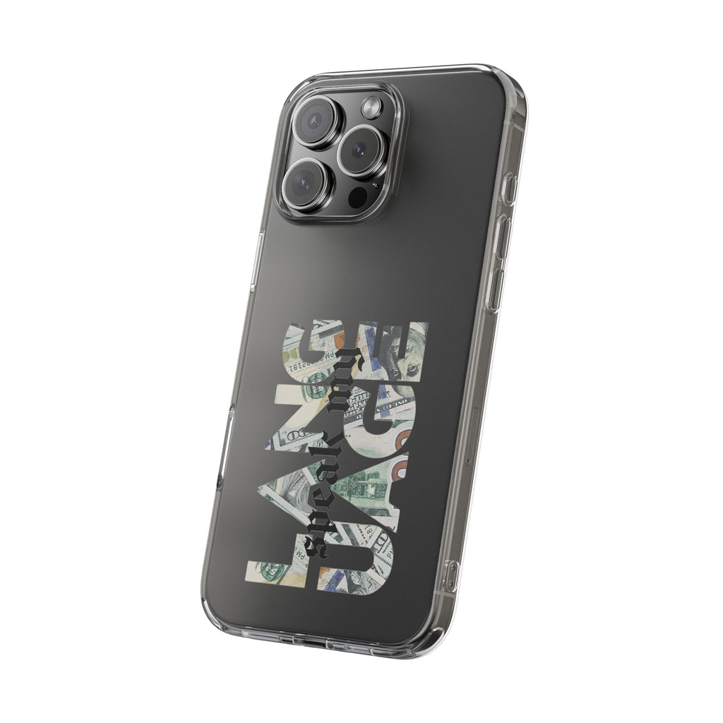Money Talks Clear Impact-Resistant Case