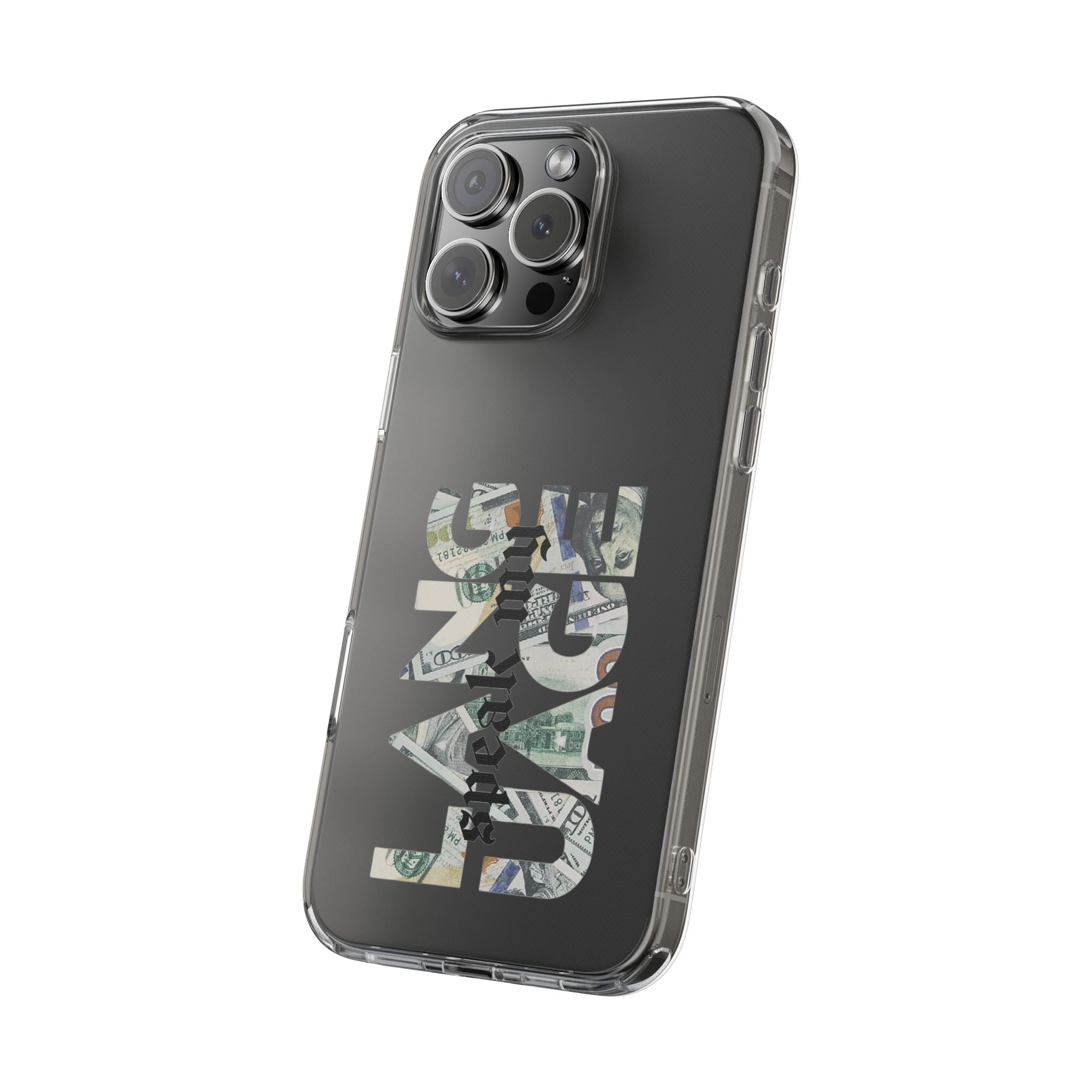 Money Talks Clear Impact-Resistant Case