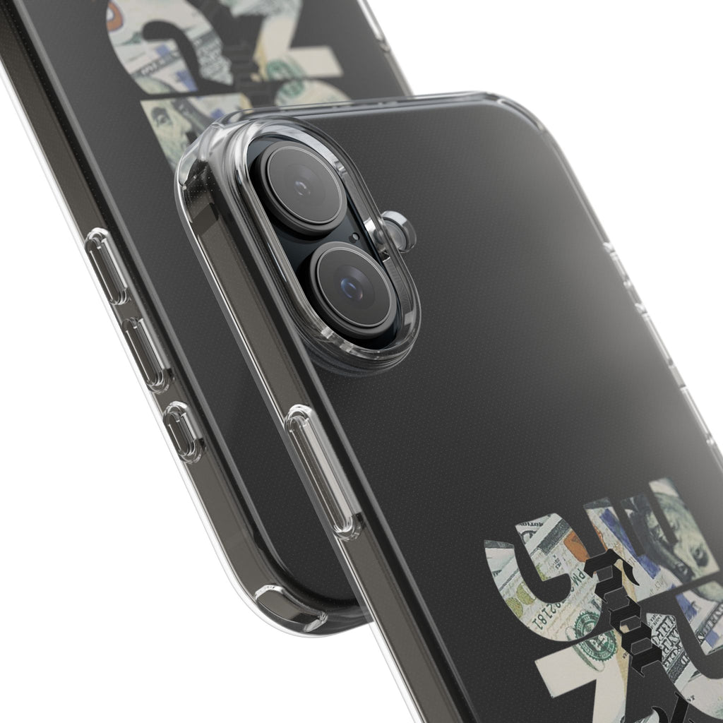 Money Talks Clear Impact-Resistant Case