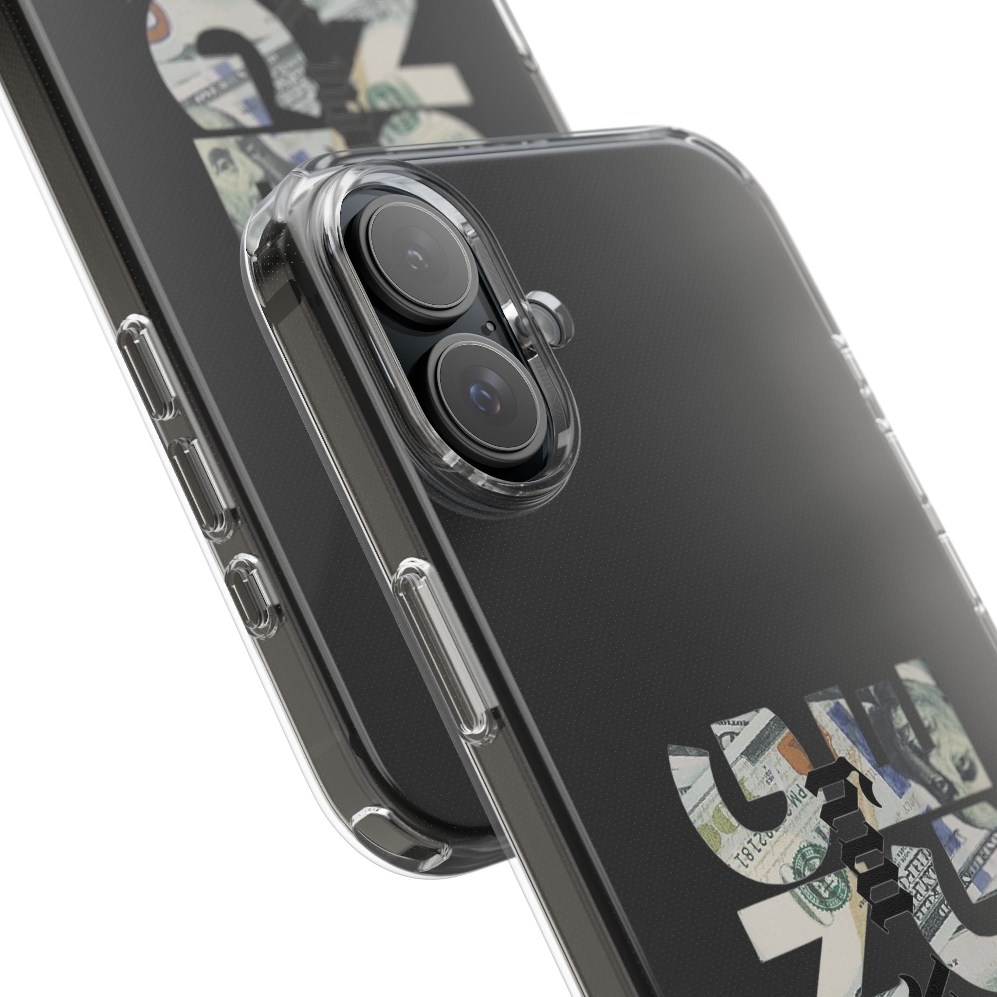 Money Talks Clear Impact-Resistant Case