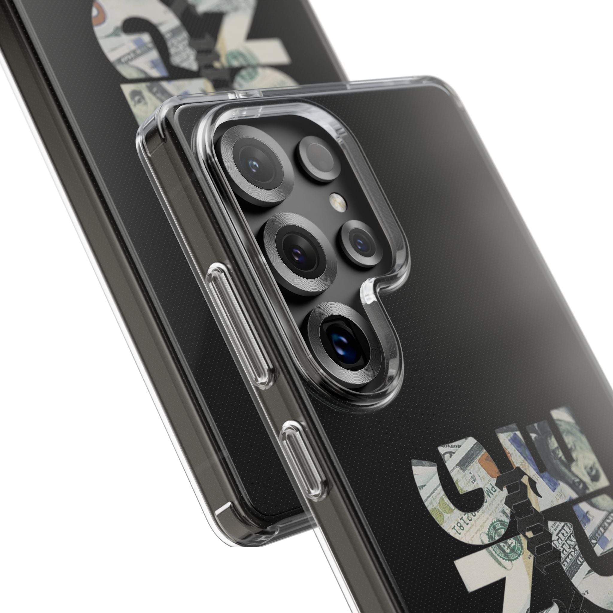 Money Talks Clear Impact-Resistant Case