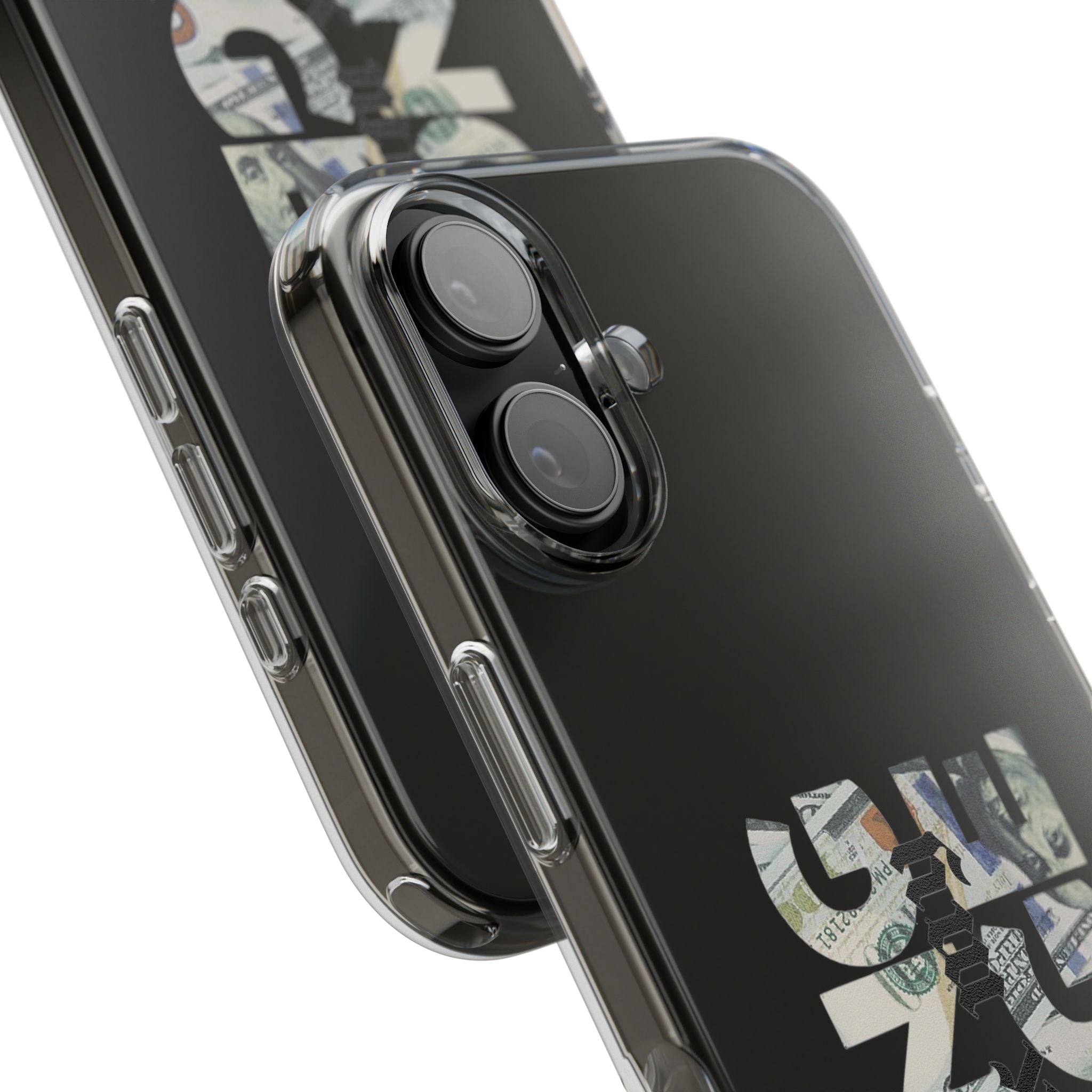 Money Talks Clear Impact-Resistant Case